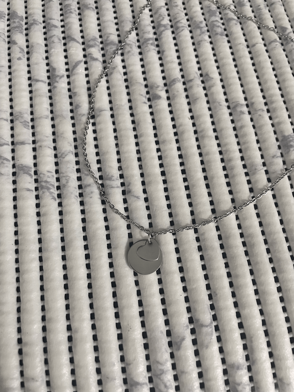 Collar medalla circular