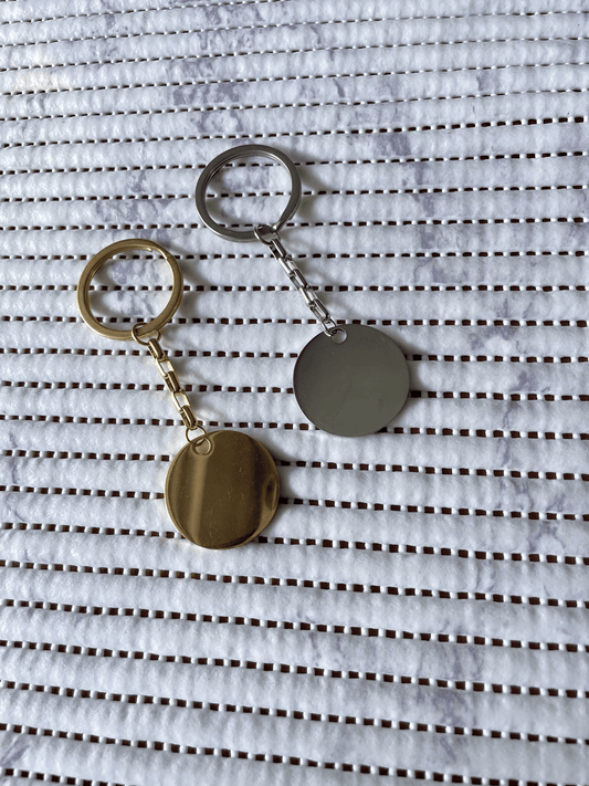 Llavero medalla circular